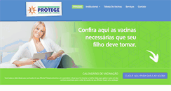 Desktop Screenshot of clinicaprotege.com.br